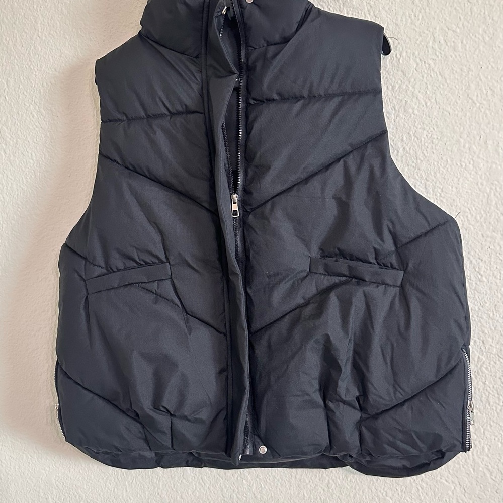 Black Puffer Vest